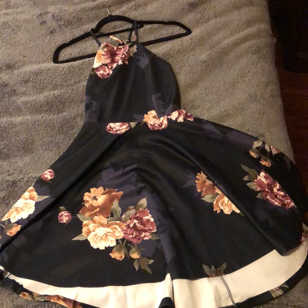 navy blue dress